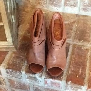 Vince Camuto Open Toe Booties